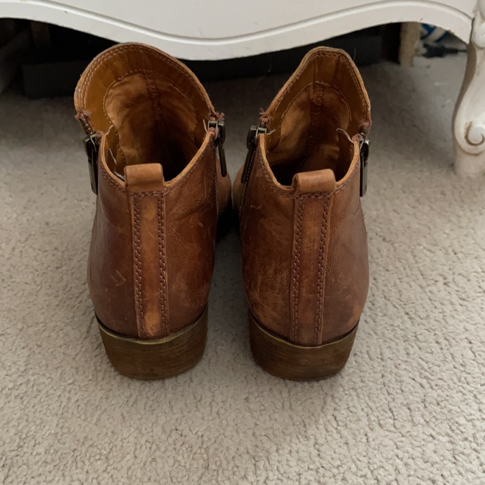 Lucky Brand Tan Ankle Boots - Picture 2 of 9
